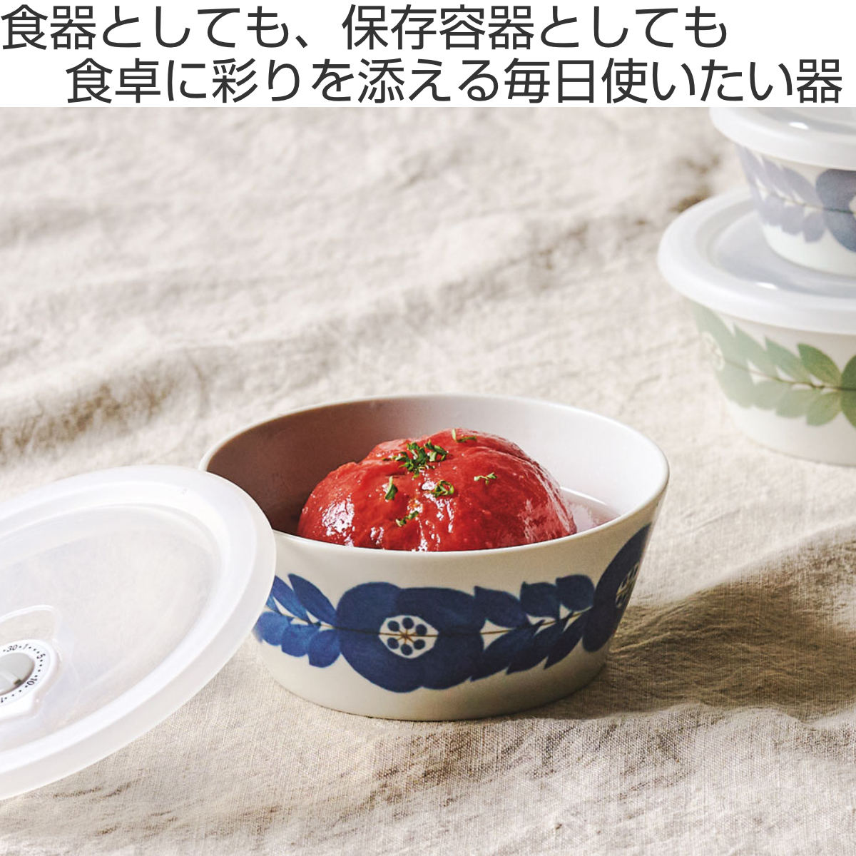 aito製作所 保存容器 480ml 260ml ブロッサム レンジパック セット 大2