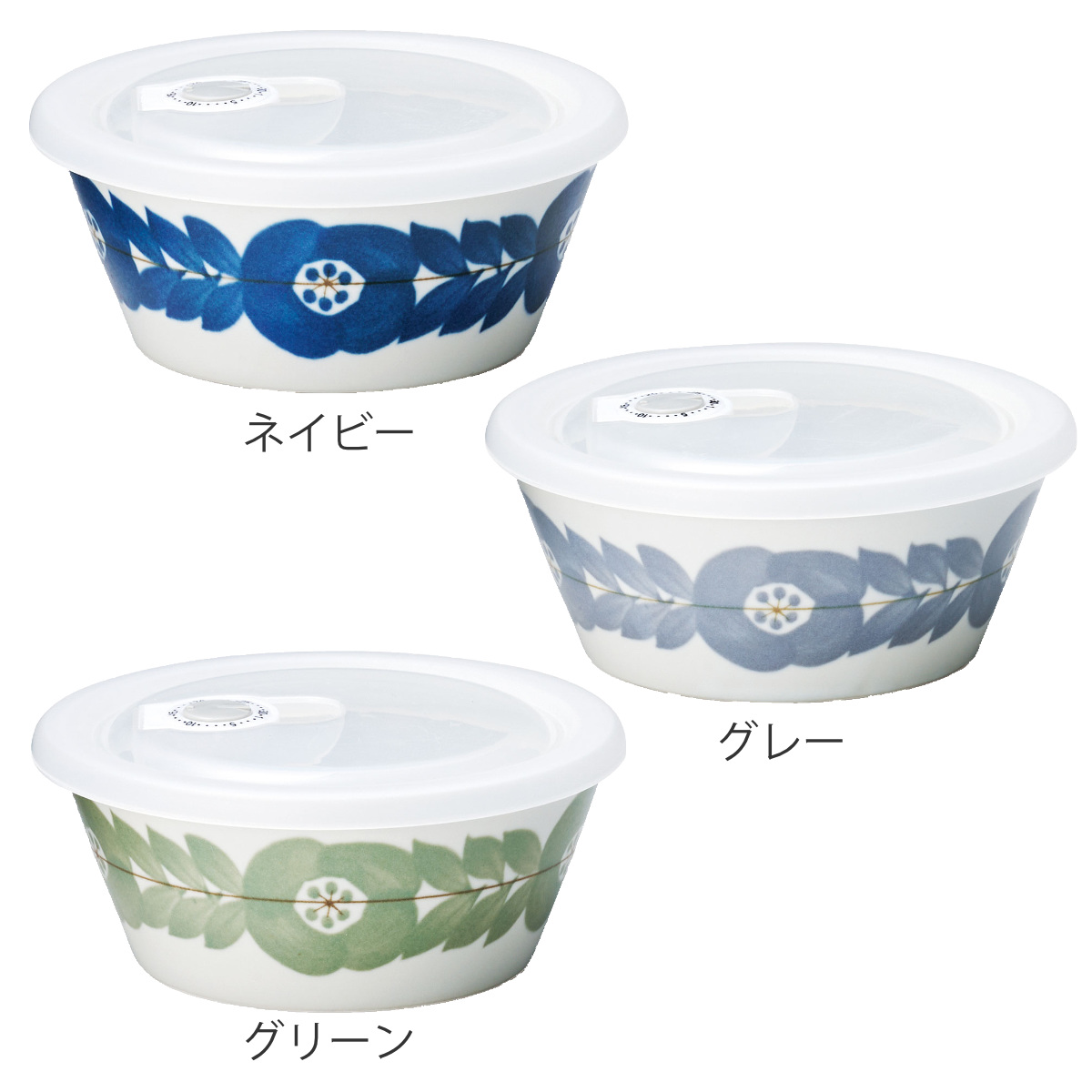 aito製作所 保存容器 480ml ブロッサム レンジパック M （ 陶器 美濃