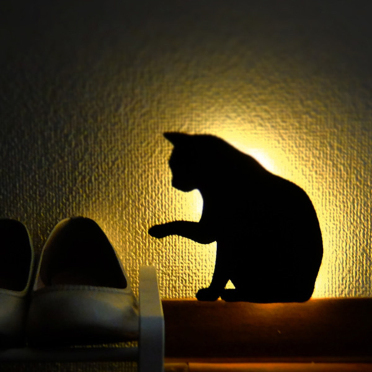 東洋ケース LEDライト CAT WALL LIGHT ちょっかい ( 足元灯 東洋ケース LEDライト CAT WALL LIGHT ちょっかい ( 足元灯