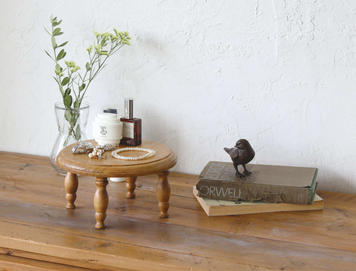 ディスプレイスタンド ナインマーケ パイン ラウンドスタンド S