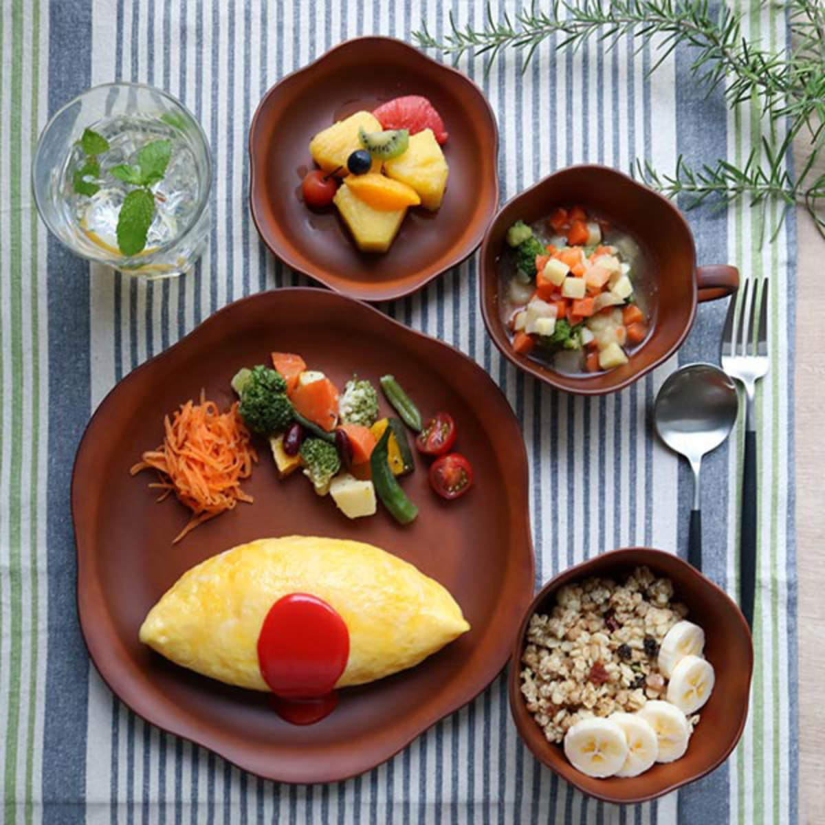 プレート 15cm SEE 花プレート プラスチック 同色5枚セット （ 食洗機