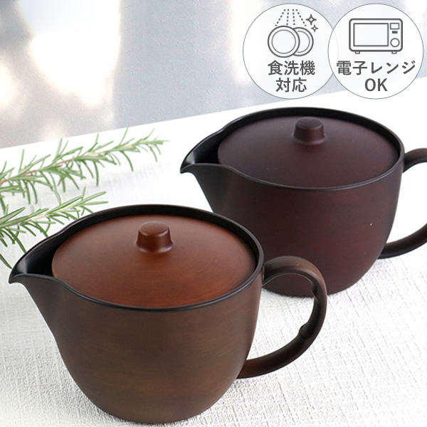 宮本産業 ティーポット 400ml SEE 茶こし付 プラスチック （ 食洗機