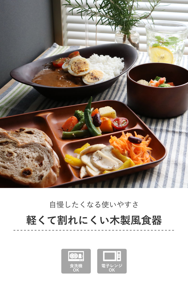 宮本産業 ランチプレート 26.5cm SEE プラスチック （ 食洗機対応 電子