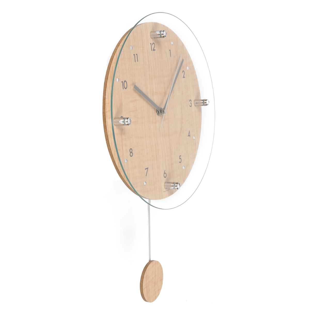 ノア精密 掛け時計 電波振子掛時計 アンティールII MAG 夜間秒針停止