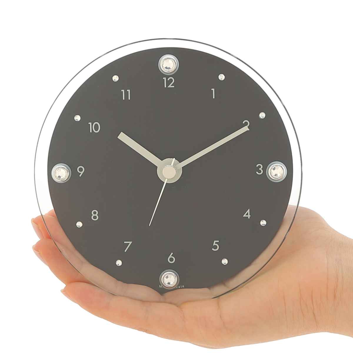 ノア精密 置き時計 掛け時計 ティアモント 連続秒針 （ 時計 置掛両用