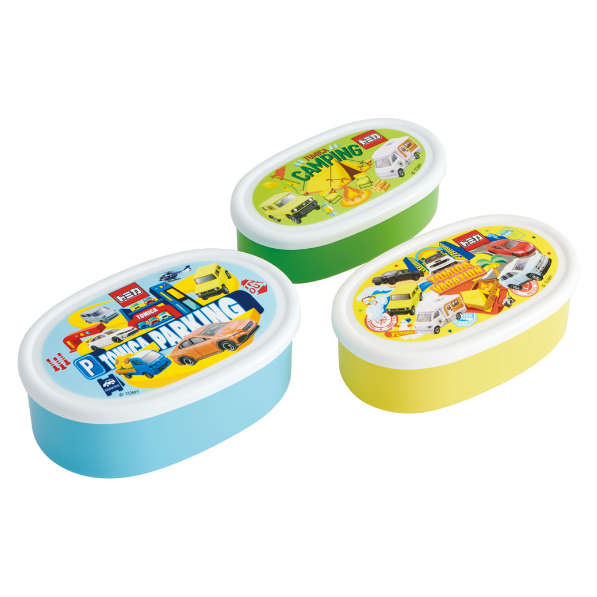 スケーター 弁当箱 3個セット 抗菌シール容器 トミカ24 スケーター 弁当箱 3個セット 抗菌シール容器 トミカ24