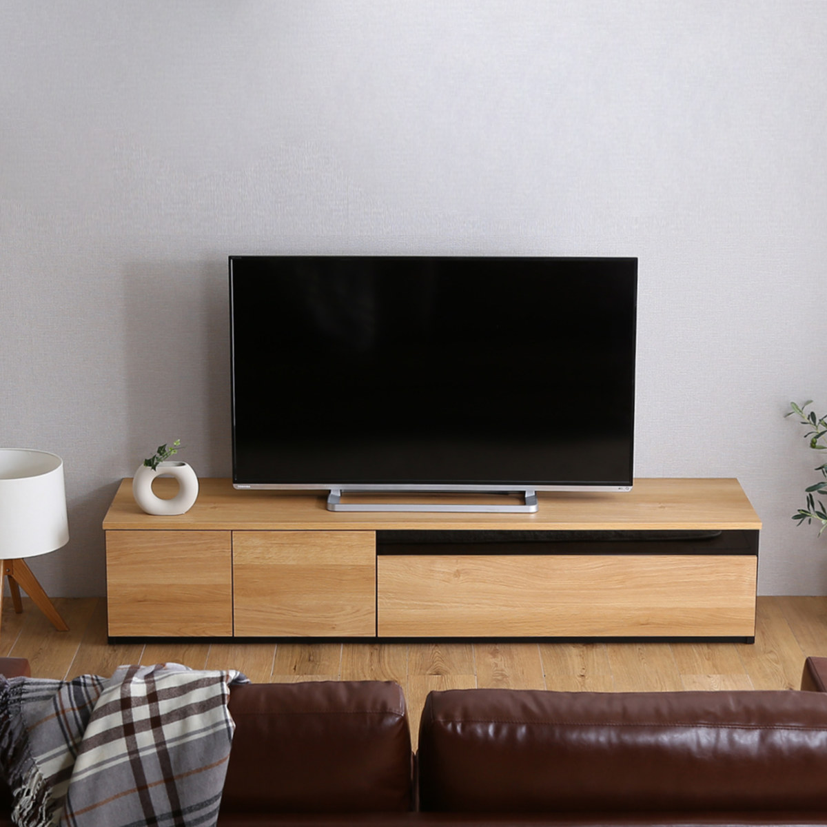 ホームテイスト（HOME taste） テレビ台 81型対応 幅180cm 完成品 日本