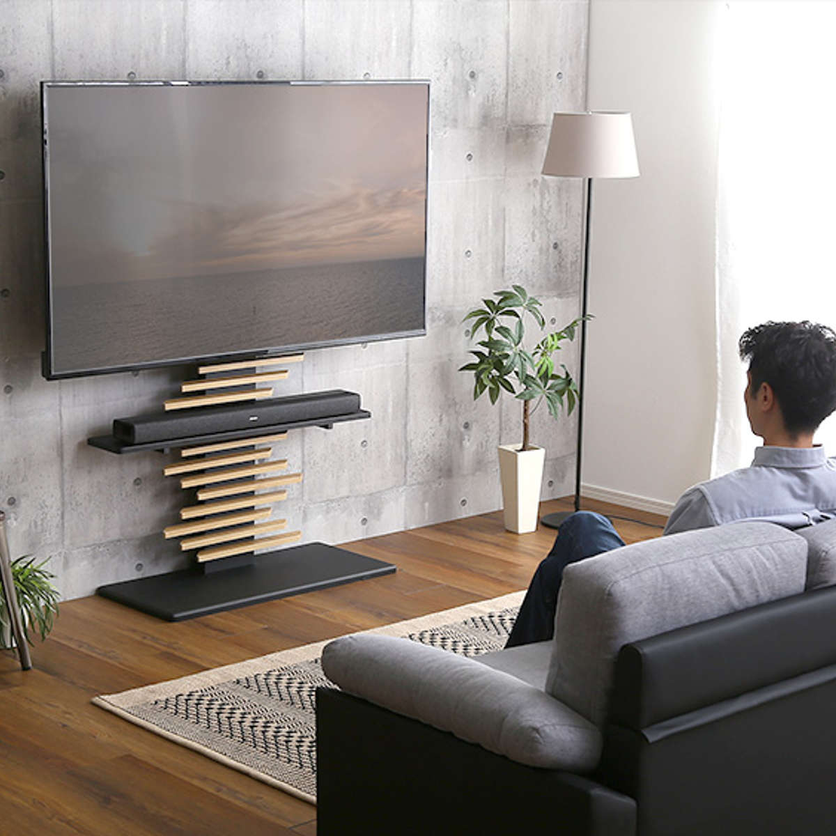 ホームテイスト（HOME taste） デザインTVスタンド サウンドバー棚板