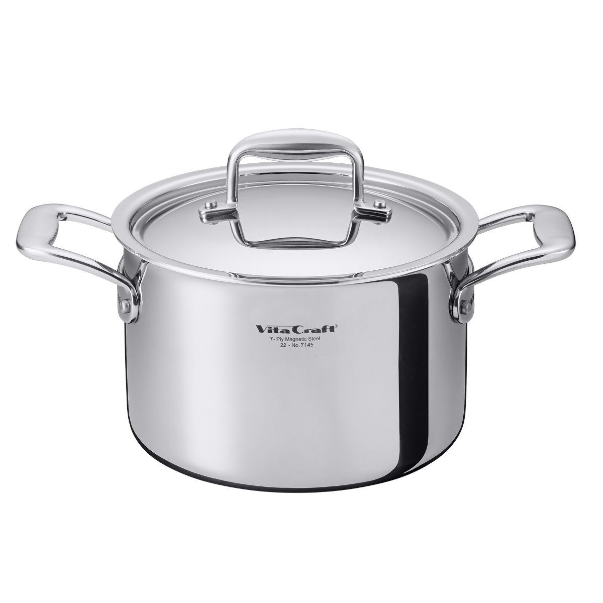 #VitaCraft 両手鍋 ニクロミウム鋼 蒸し器付き Vita Craft（ビタクラフト） 両手鍋 20cm IH対応 Nシリーズ ステンレス