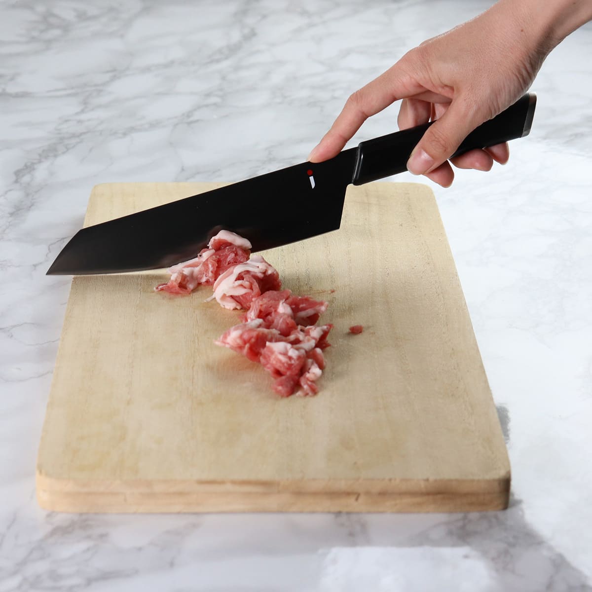 三徳包丁 18cm NiNJA cool kitchen ware 日本製 （ 18センチ 刃渡り 黒