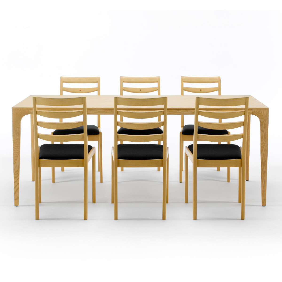 ACTUS 朝日木材加工 BOSCO 天然木無垢材 ダイニングチェア 2脚セット 朝日木材加工 ダイニングチェア 同色2脚セット 座面高44cm BOSCO （ 開