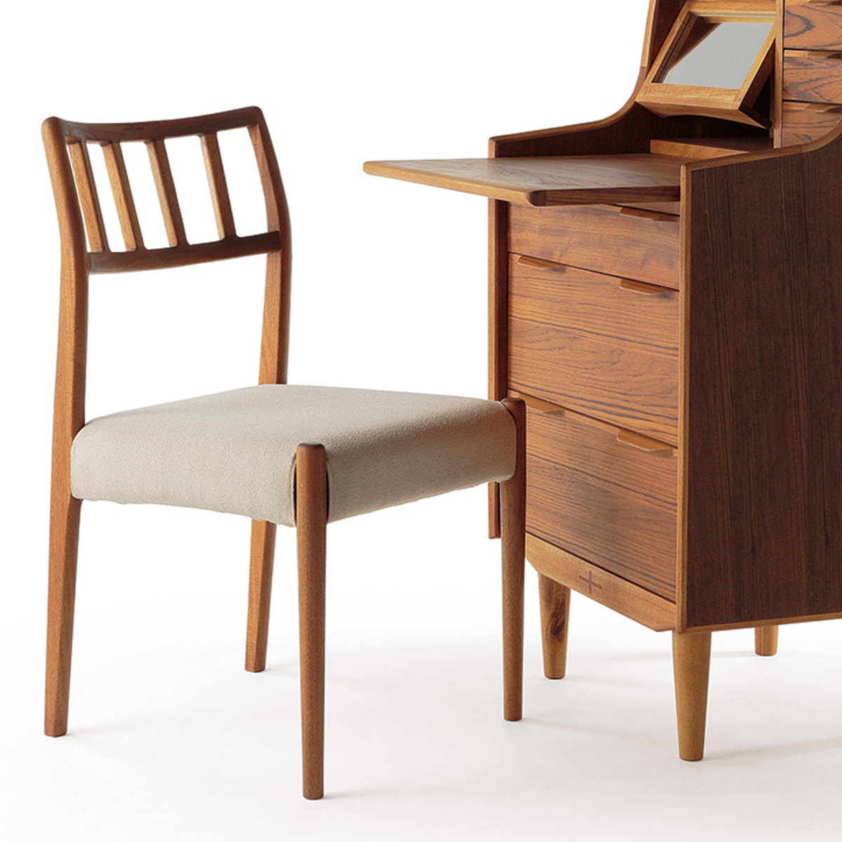 朝日木材加工 ダイニングチェア 同色2脚セット 座面高43cm EDDA （ 開