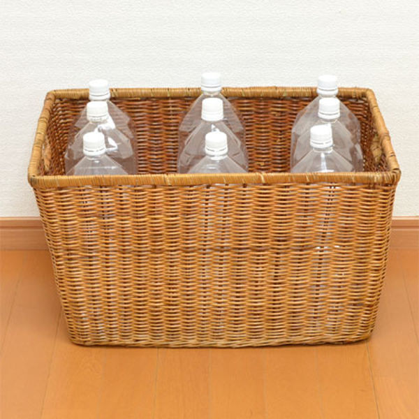 ちどり産業 収納バスケット 天然素材 Lサイズ （ アジアン 収納カゴ