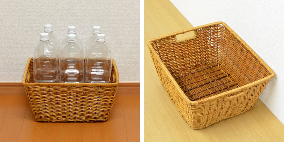 ちどり産業 収納バスケット 天然素材 Sサイズ （ アジアン かご