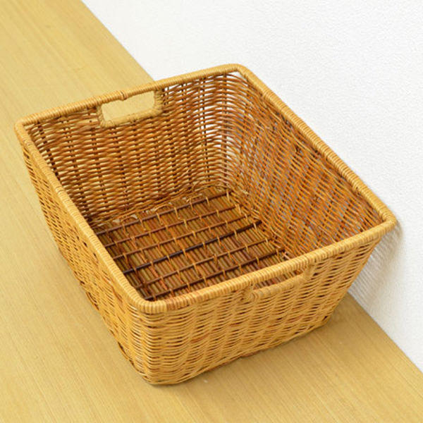 ちどり産業 収納バスケット 天然素材 Sサイズ 3個セット （ アジアン
