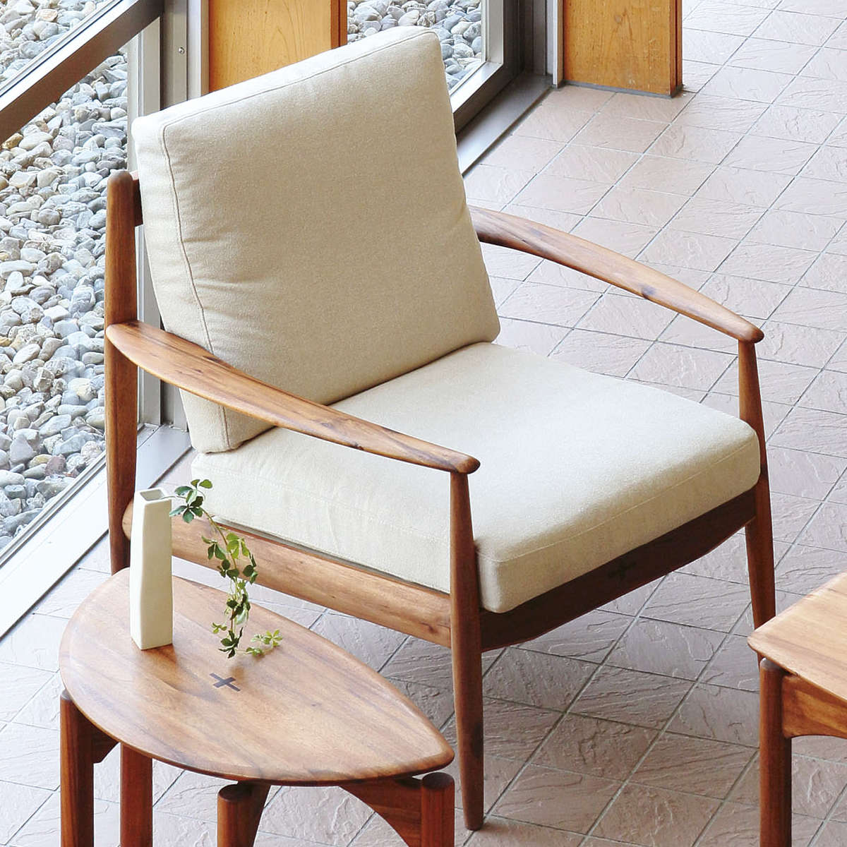 朝日木材加工 ソファ 1人掛け 幅76cm EDDA （ 開梱設置 エッダ