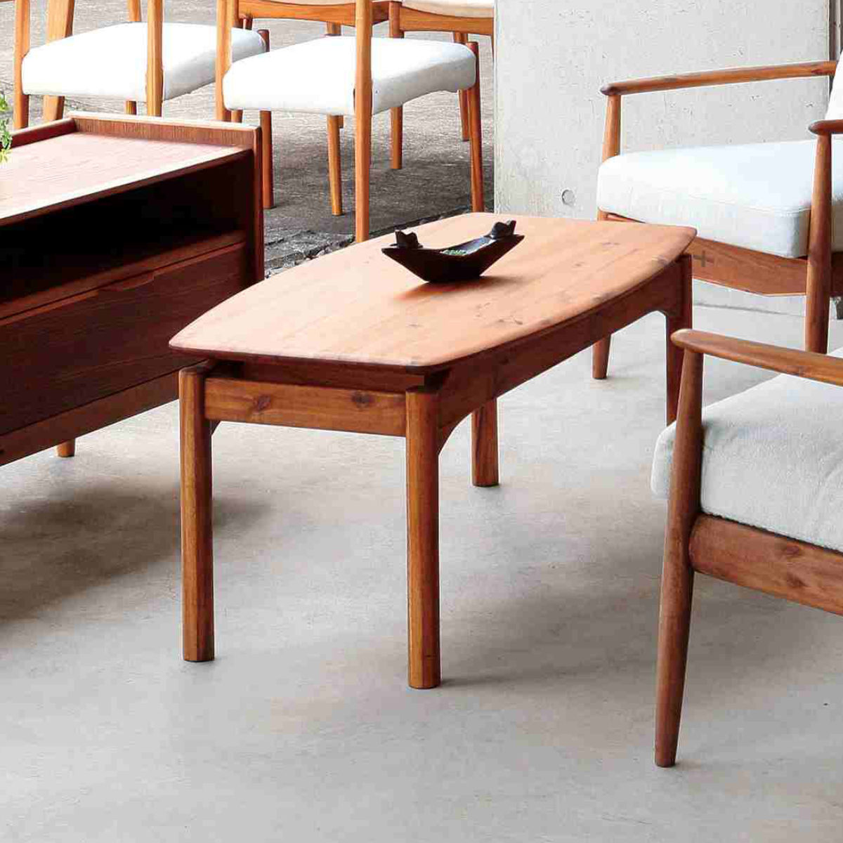 朝日木材加工 リビングテーブル 幅106cm センターテーブル EDDA （ 開