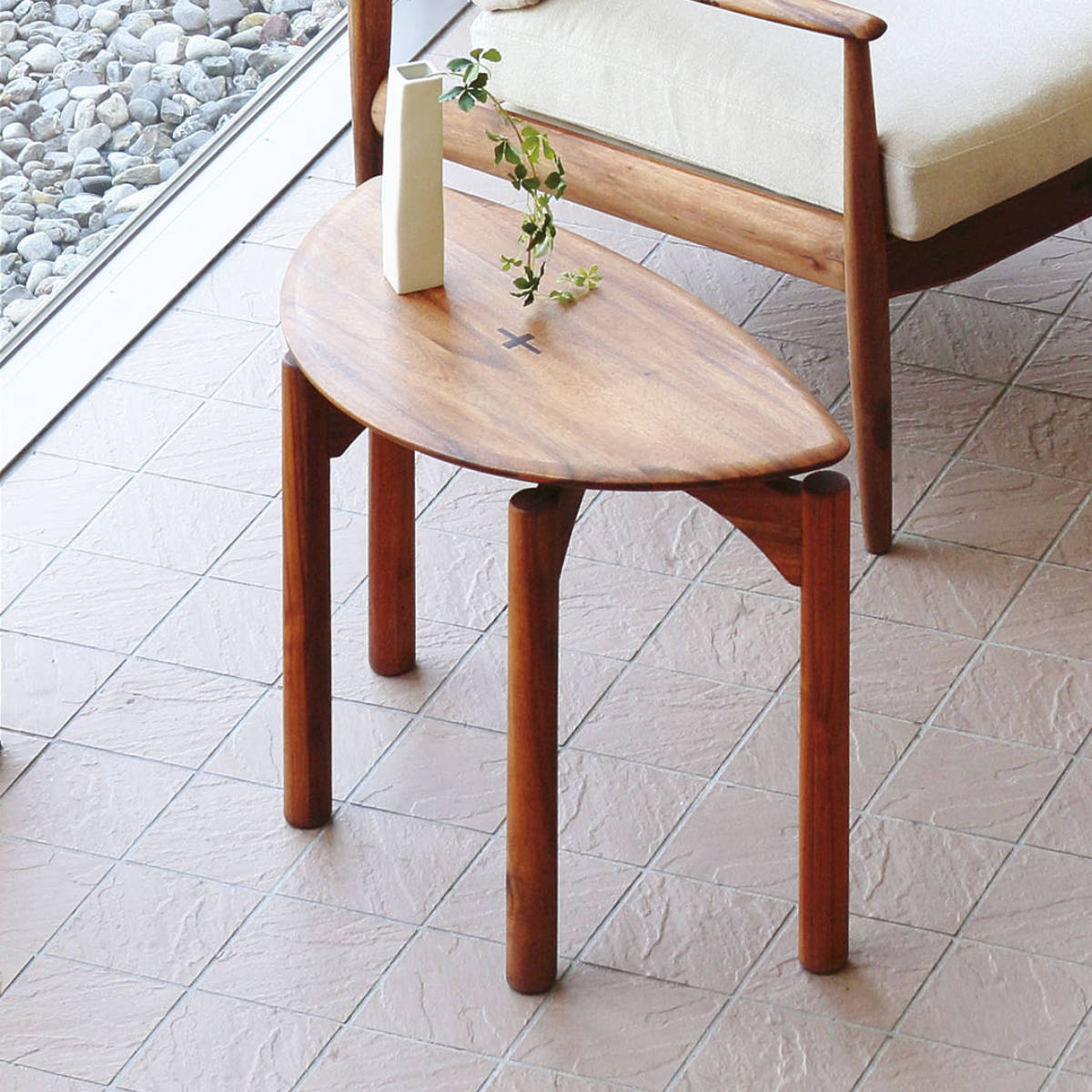 朝日木材加工 リビングテーブル 幅106cm センターテーブル EDDA （ 開