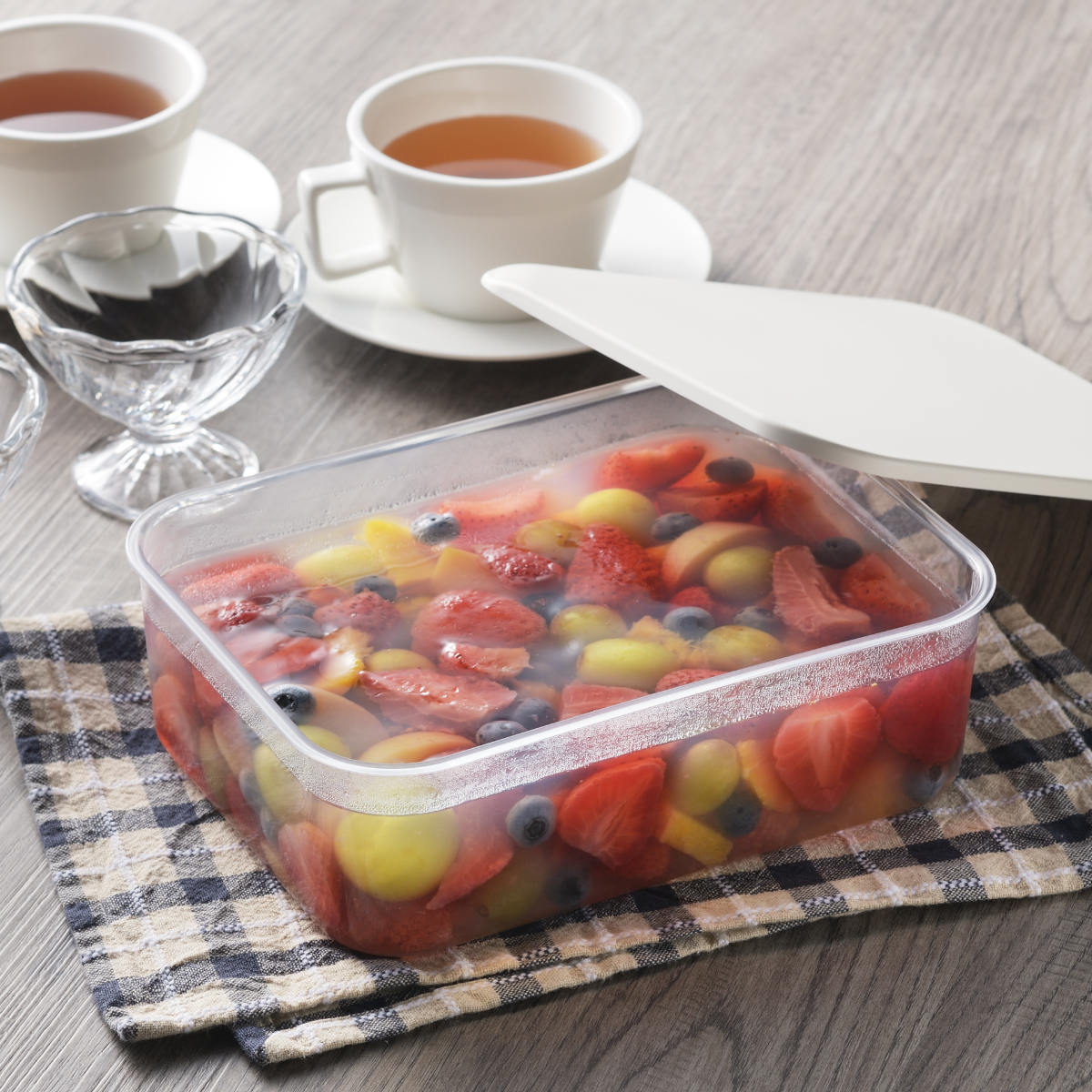 ヨシカワ 保存容器 2.1L レンジコンテナ 大 （ プラスチック 電子