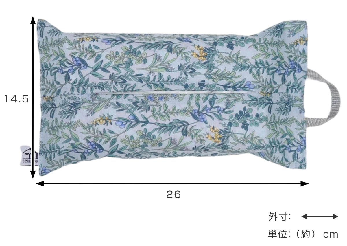 HEMING'S（ヘミングス） ティッシュケース tente BOTANICAL ソフト