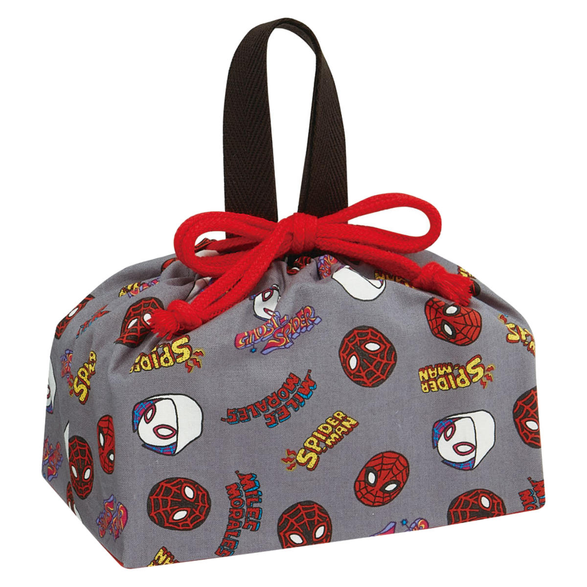 スケーター 巾着 ランチ巾着 SPIDERCOMIC （ スパイダーマン 弁当袋 お