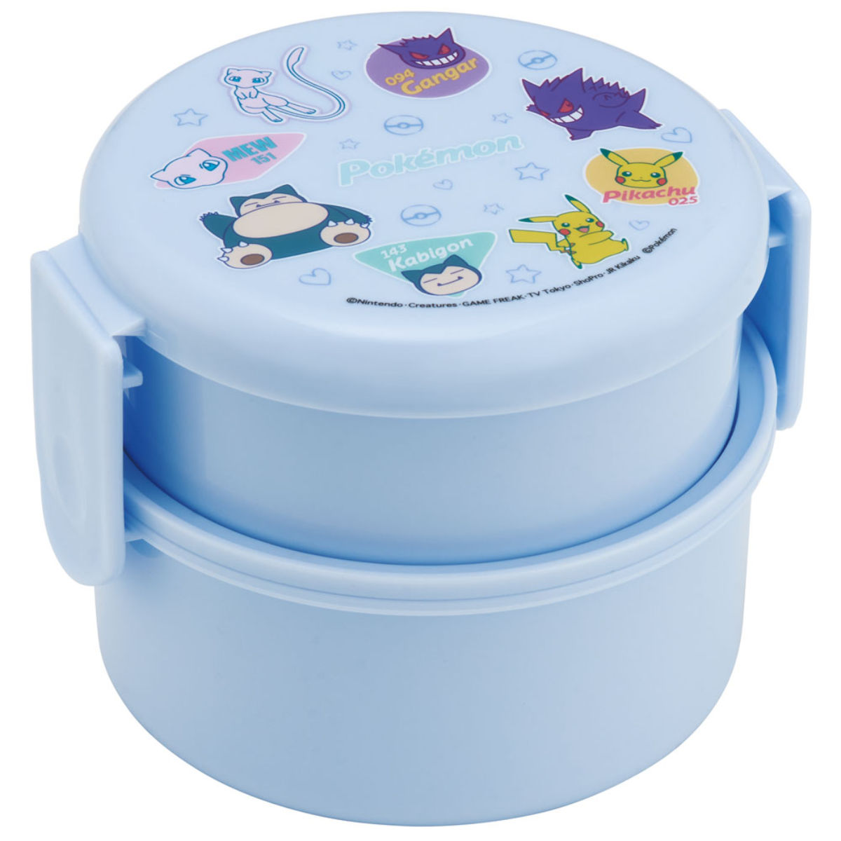 スケーター 弁当箱 2段 500ml 抗菌丸型ランチボックス2段 ポケモン
