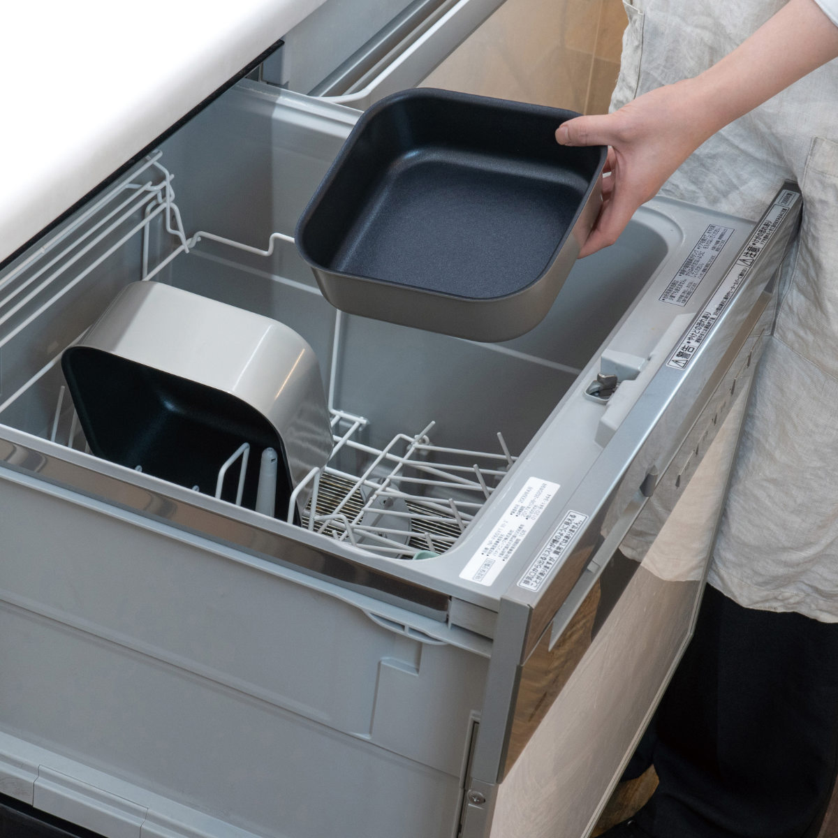 和平フレイズ フライパン・鍋 4点セット 18cm IH対応 角型 着脱