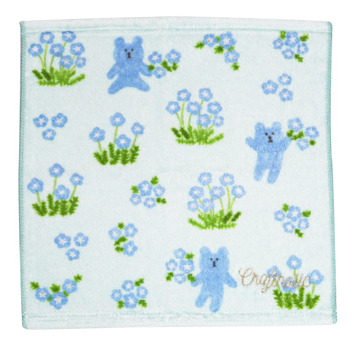 ハンドタオル 23×23cm Spring Flower CRAFTHOLIC （ クラフトホリック