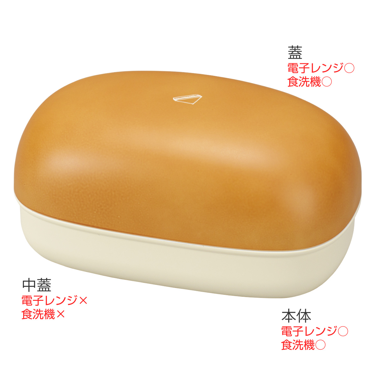宮本産業 弁当箱 1段 300ml PUUN VARI おにぎりパンケース （ ランチ