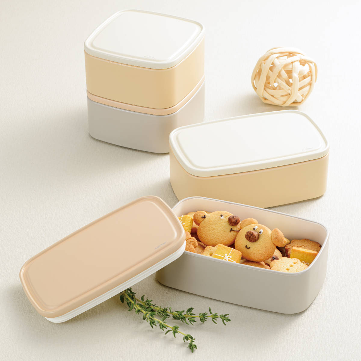 宮本産業 弁当箱 1段 340ml caliner Pack Lunch S （ お弁当箱 レンジ