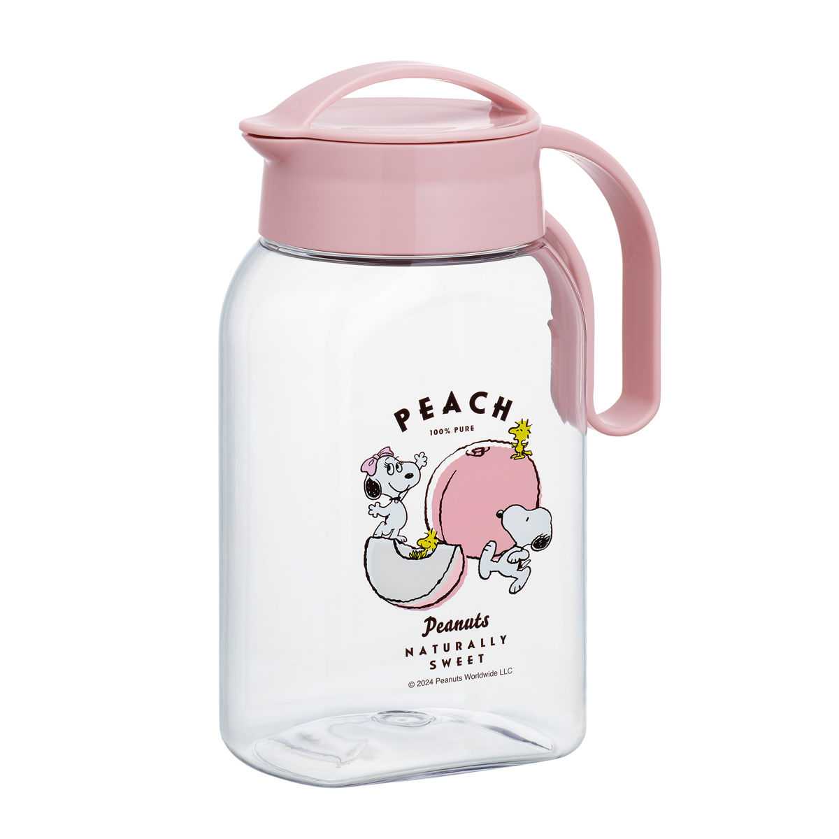 冷水筒 ピッチャー 1.8L 横置き 縦置き スヌーピー PEANUTS K-1282