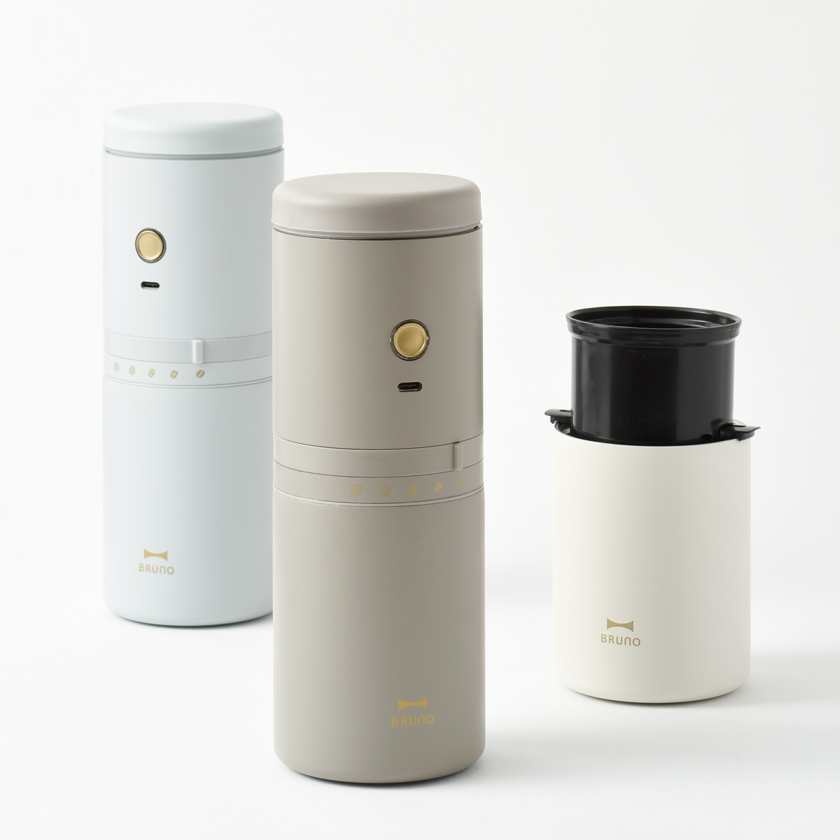 BRUNO ①電動ミルコーヒーメーカー　②蓋つきステンレスマグ　2点セット 楽天市場】【P10倍】 コーヒーメーカー ミル付き 全自動 公式 BRUNO