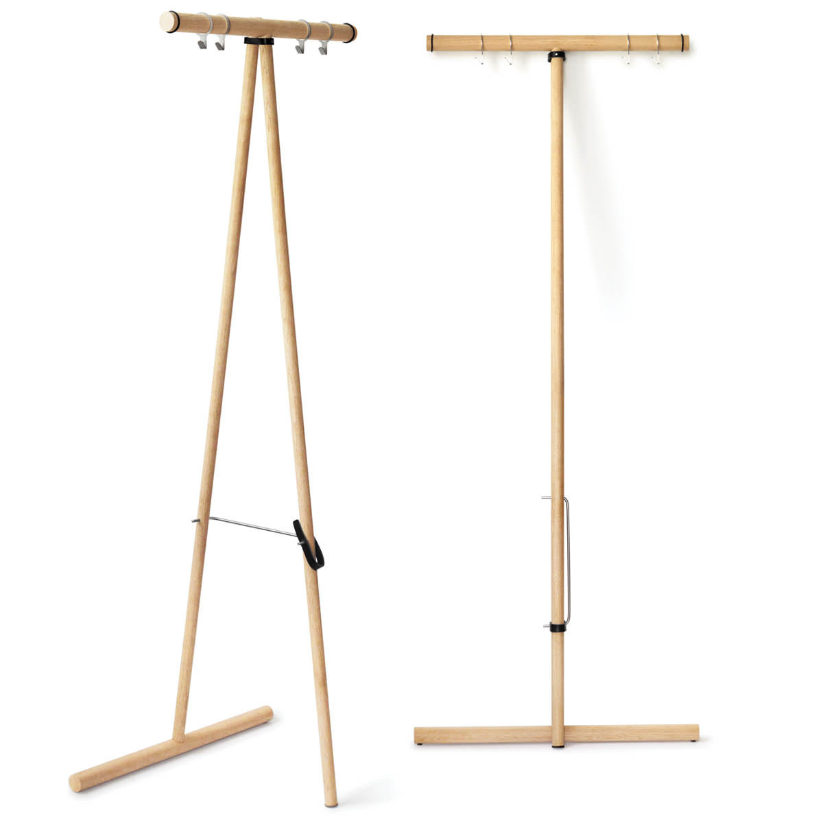 サイドバイサイド クロスラック Clothes Rack 物干し 物干し竿 ランドリー ハンガーラック 天然木 SIDE BY SIDE クロスラック Clothes Rack 物干し サイドバイサイド