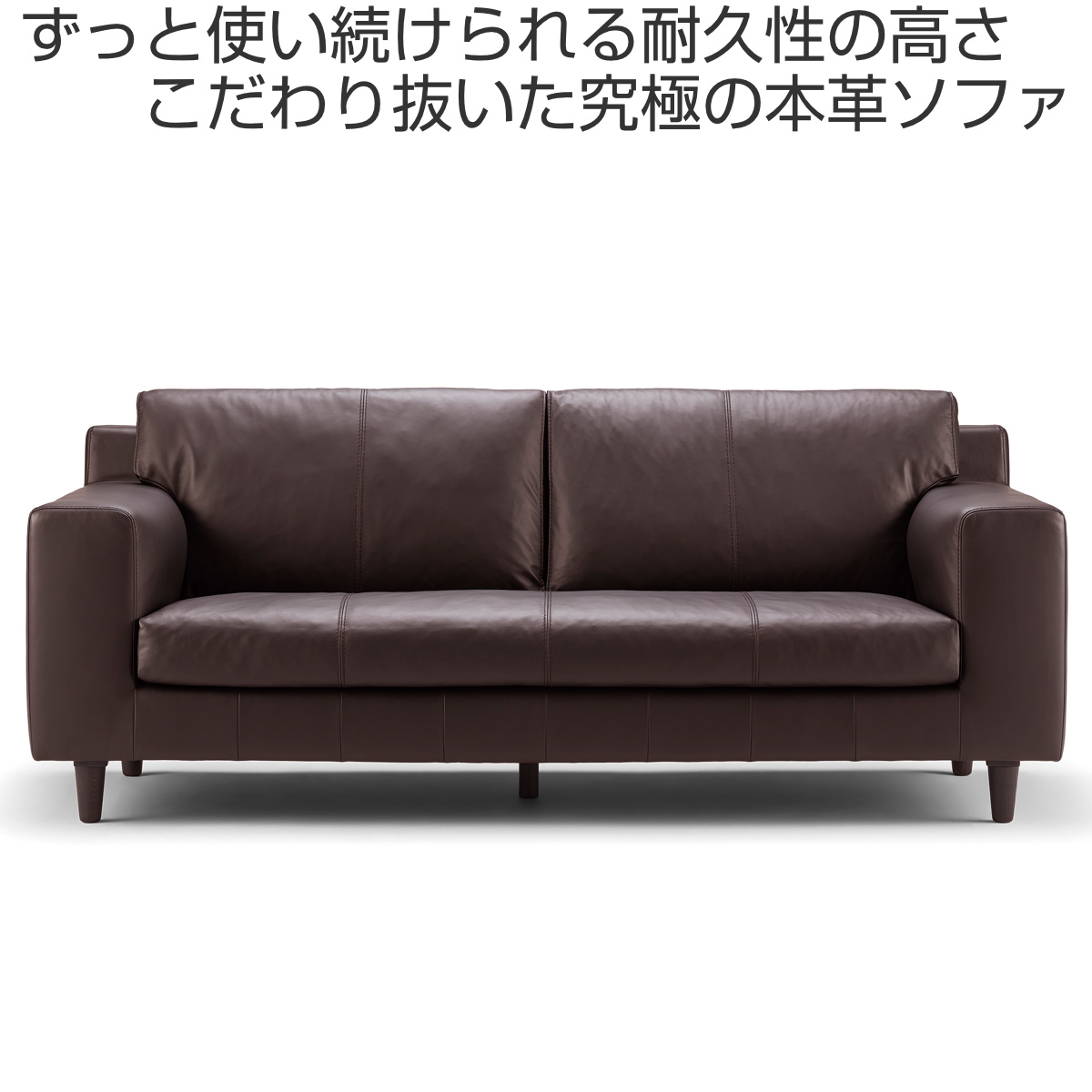 朝日木材加工 ソファ 3人掛け 幅197cm インナーラウンドアームタイプ
