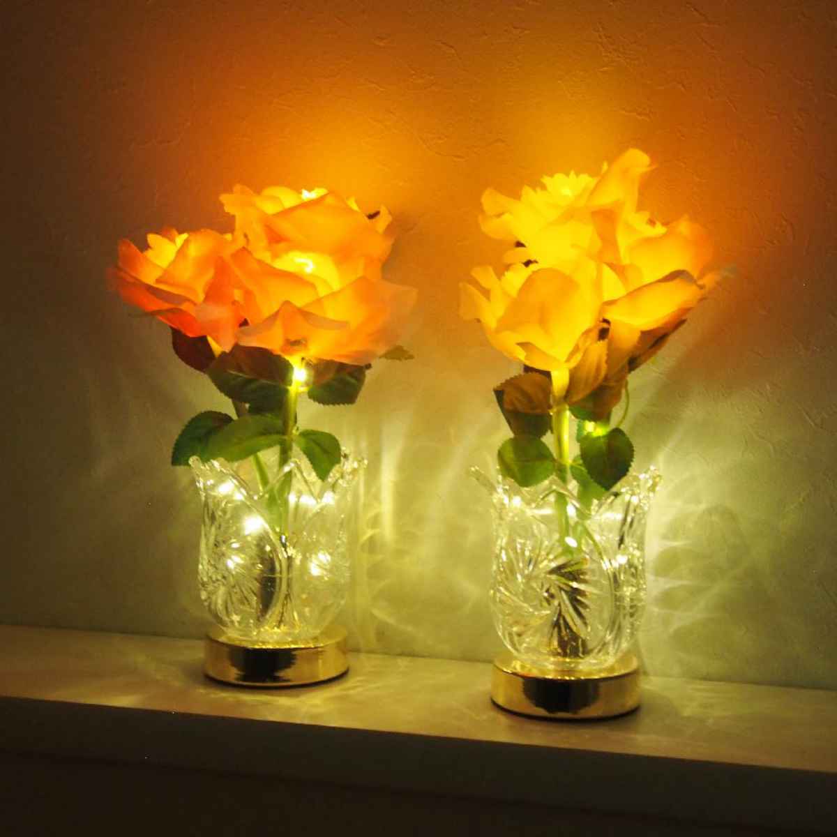 アンファンス テーブルランプ エレガントライト ROSE 電池式