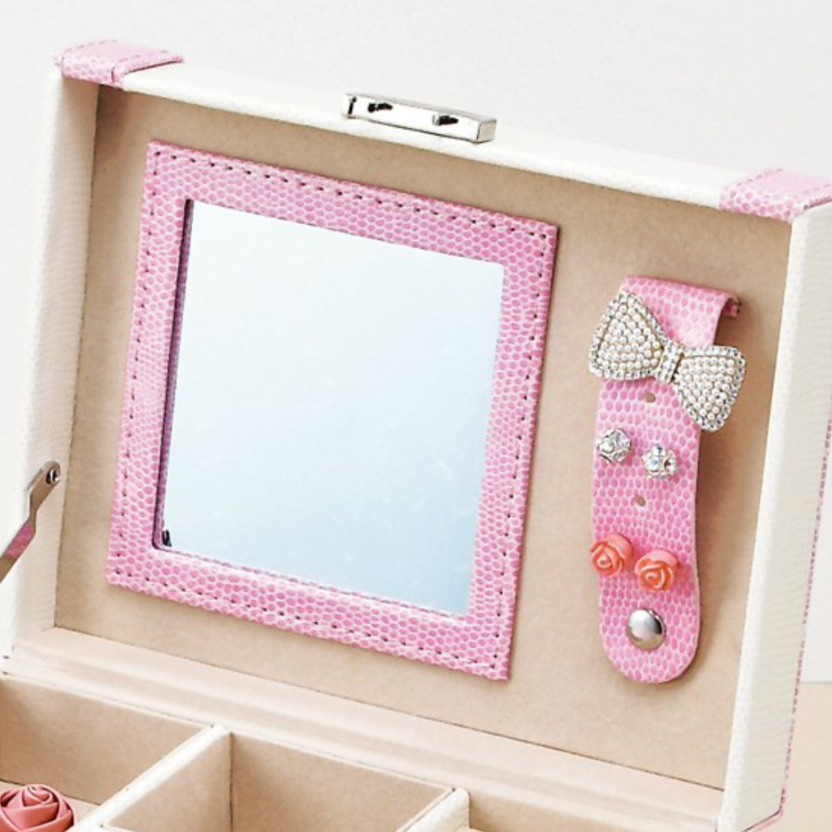 小物収納 スウィート ジュエリーボックス ツートーン アクセサリー