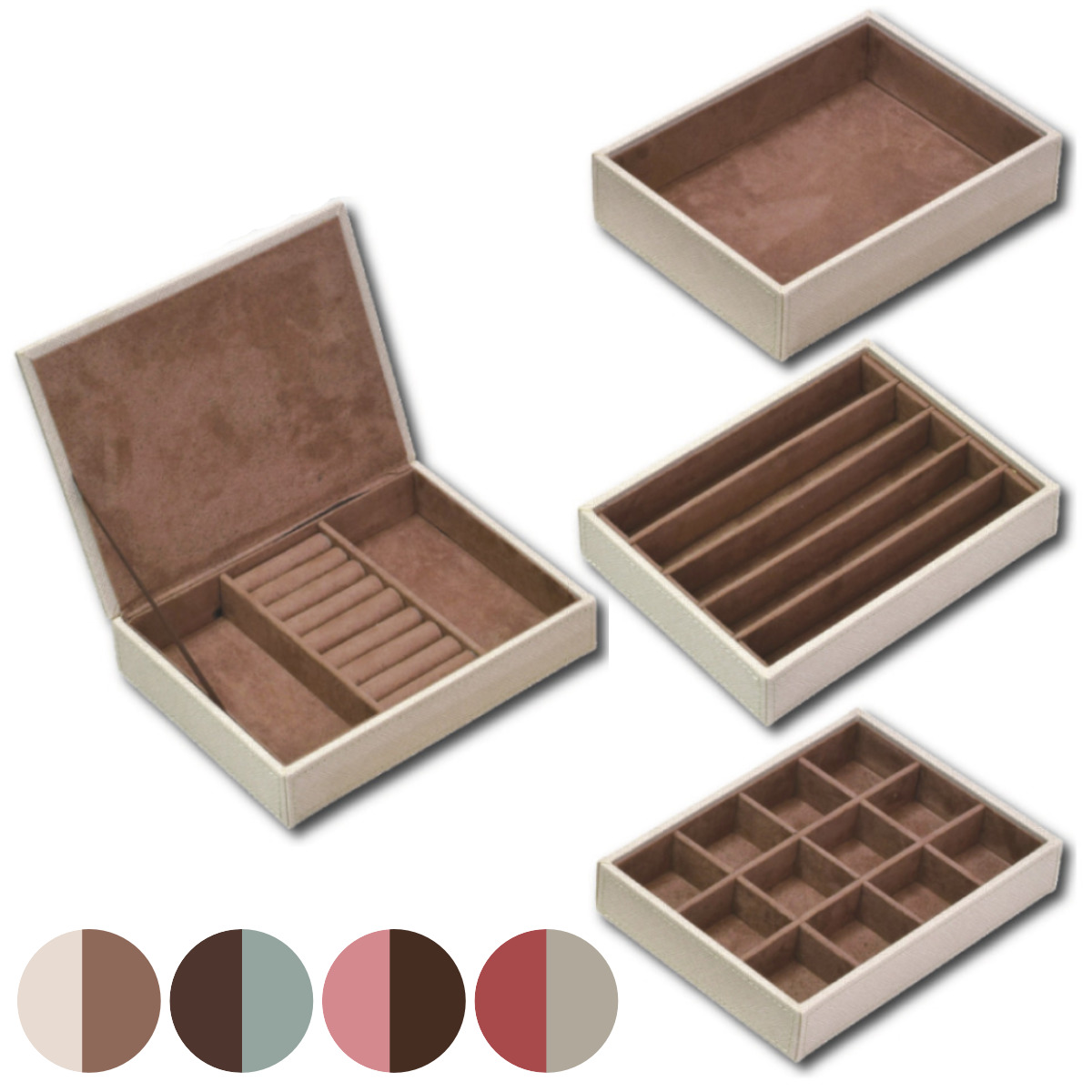 小物収納 4段 ジュエリーボックス アクセサリー （ 収納 ジュエリー