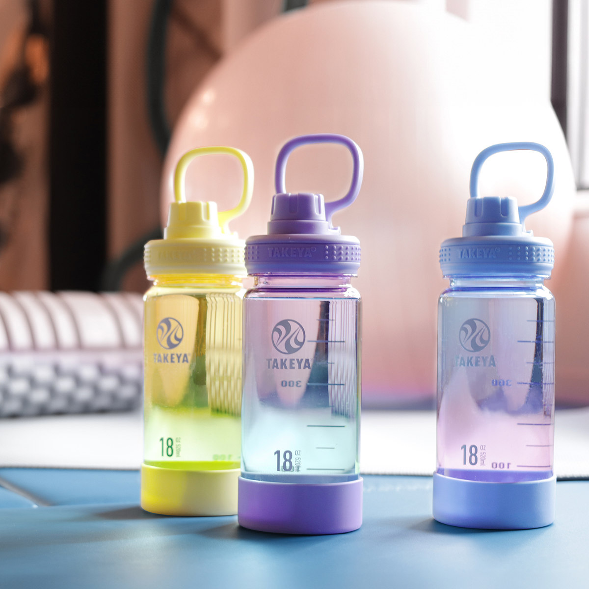 TAKEYA（タケヤ） 水筒 520ml デュラブルボトル グラデーション （ 直