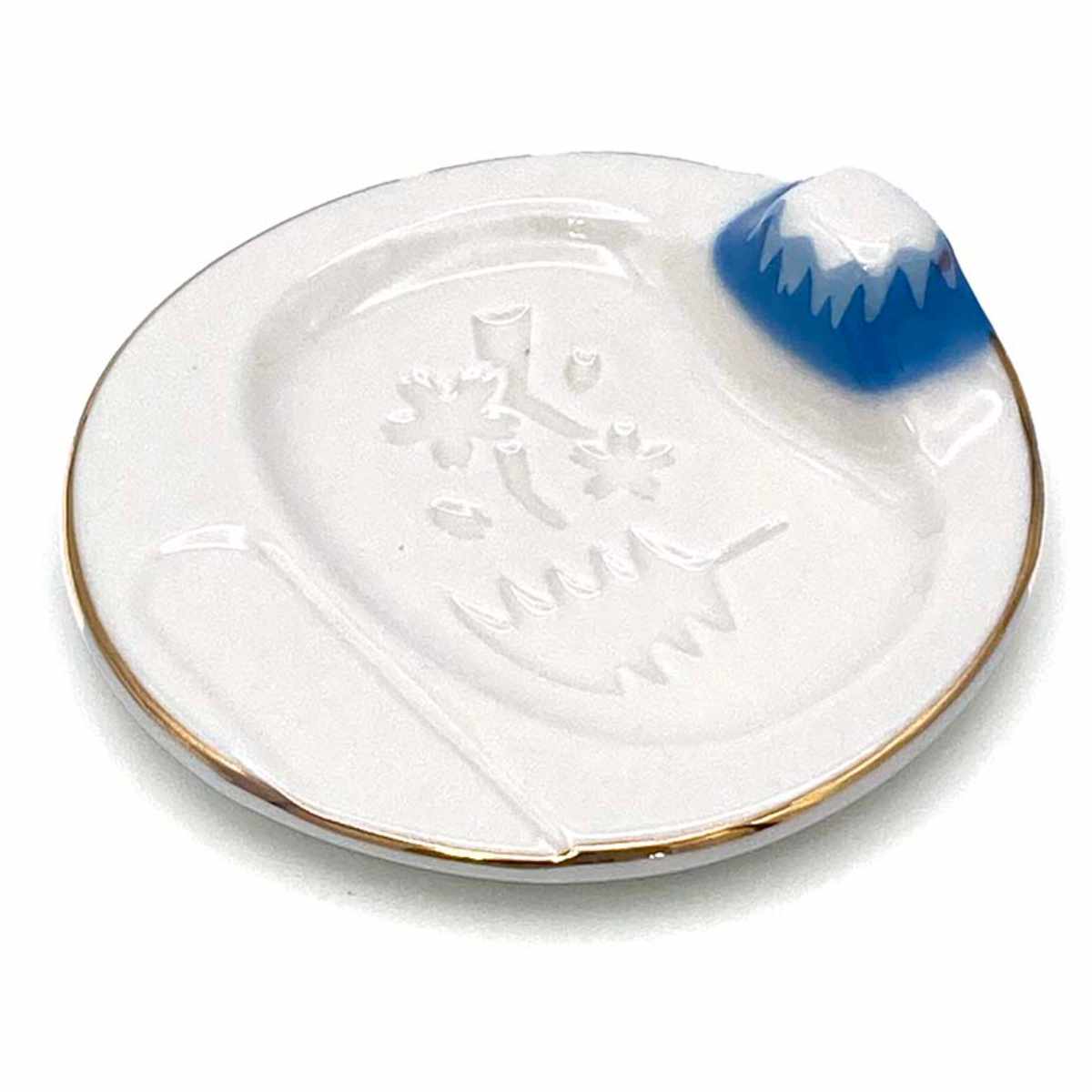 アルタ プレート 9cm 富士山 JAPAN醤油皿 磁器 （ 食洗機対応 豆皿