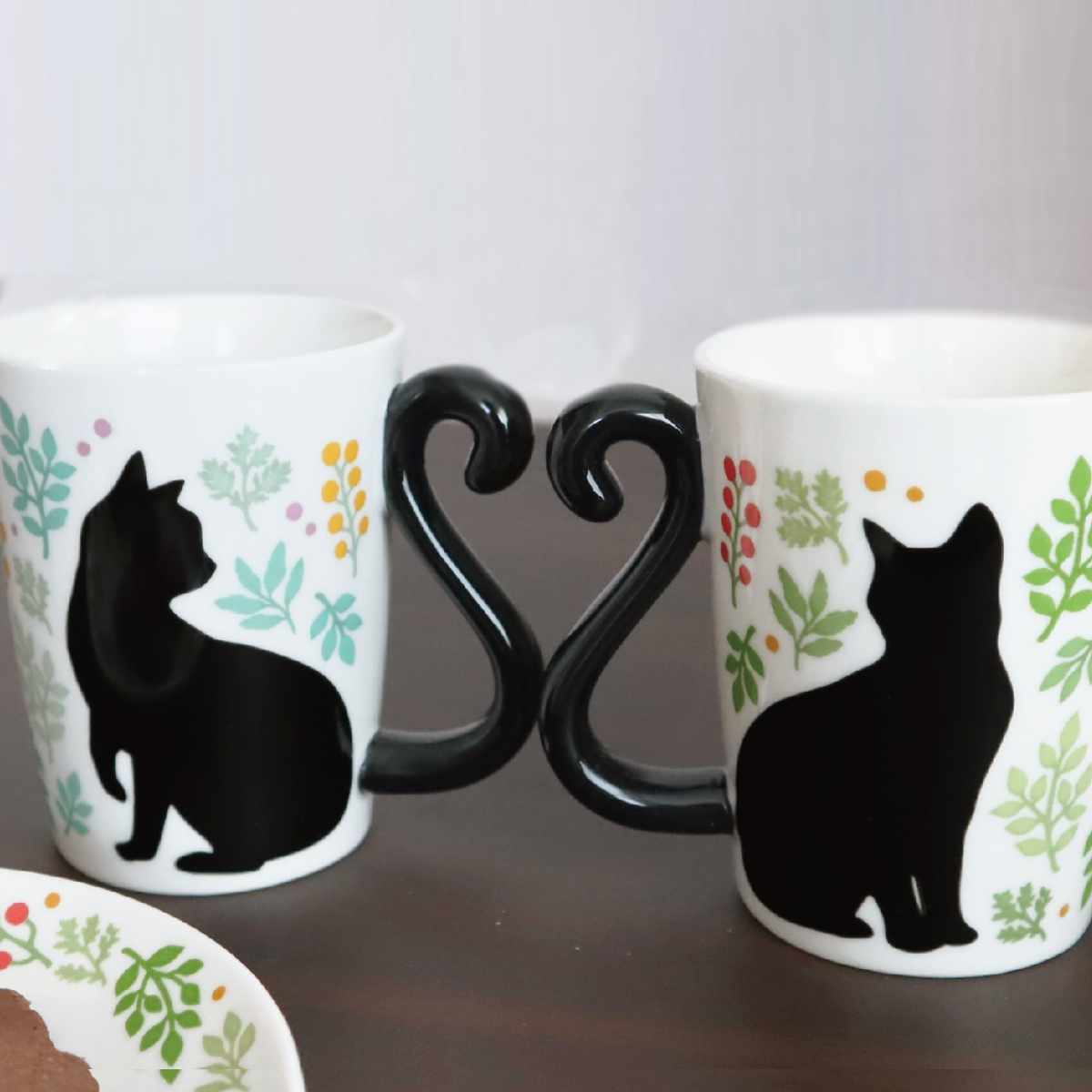 アルタ マグカップ ペア 300ml ツインマグ ボタニカル 磁器 2個入り