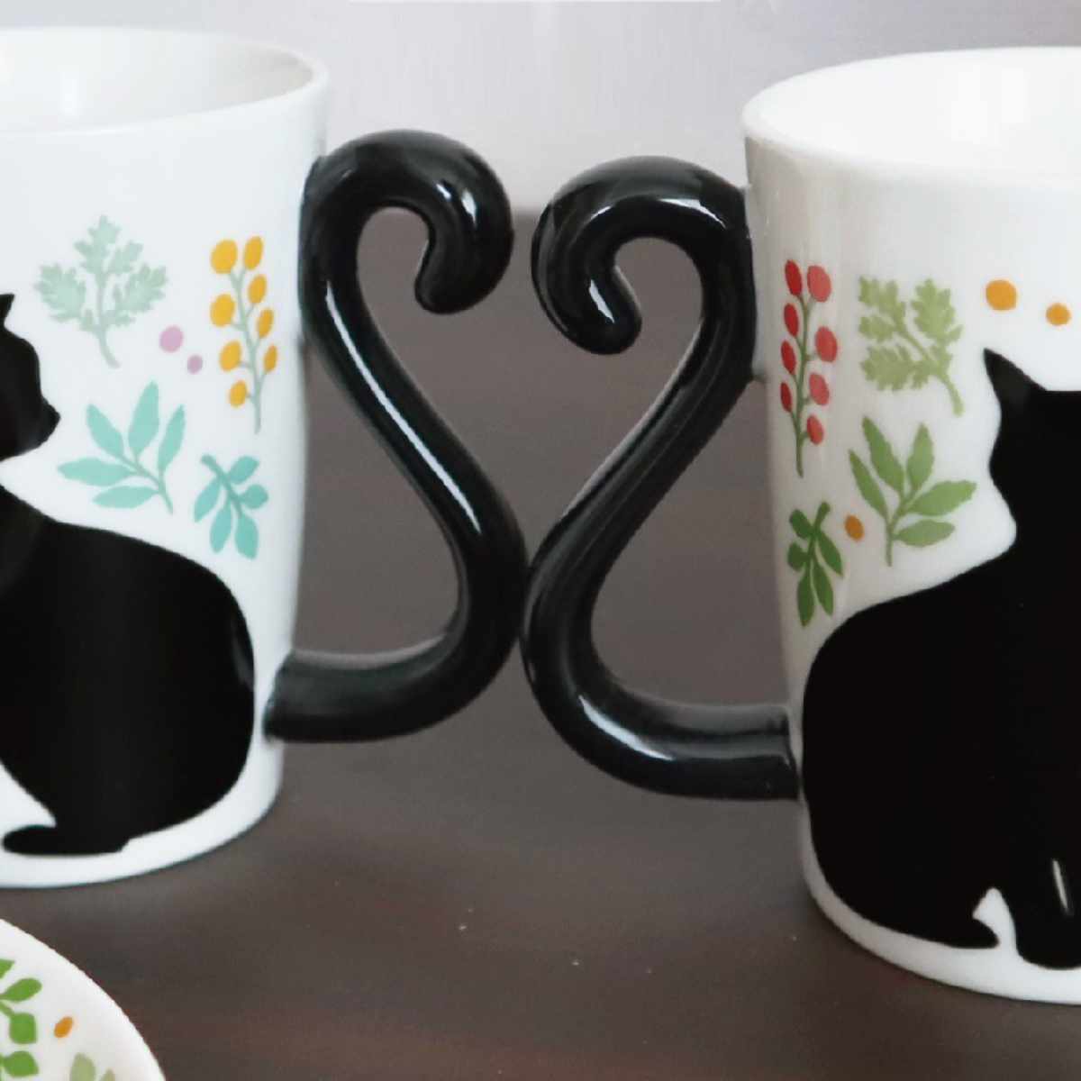 アルタ マグカップ ペア 300ml ツインマグ ボタニカル 磁器 2個入り