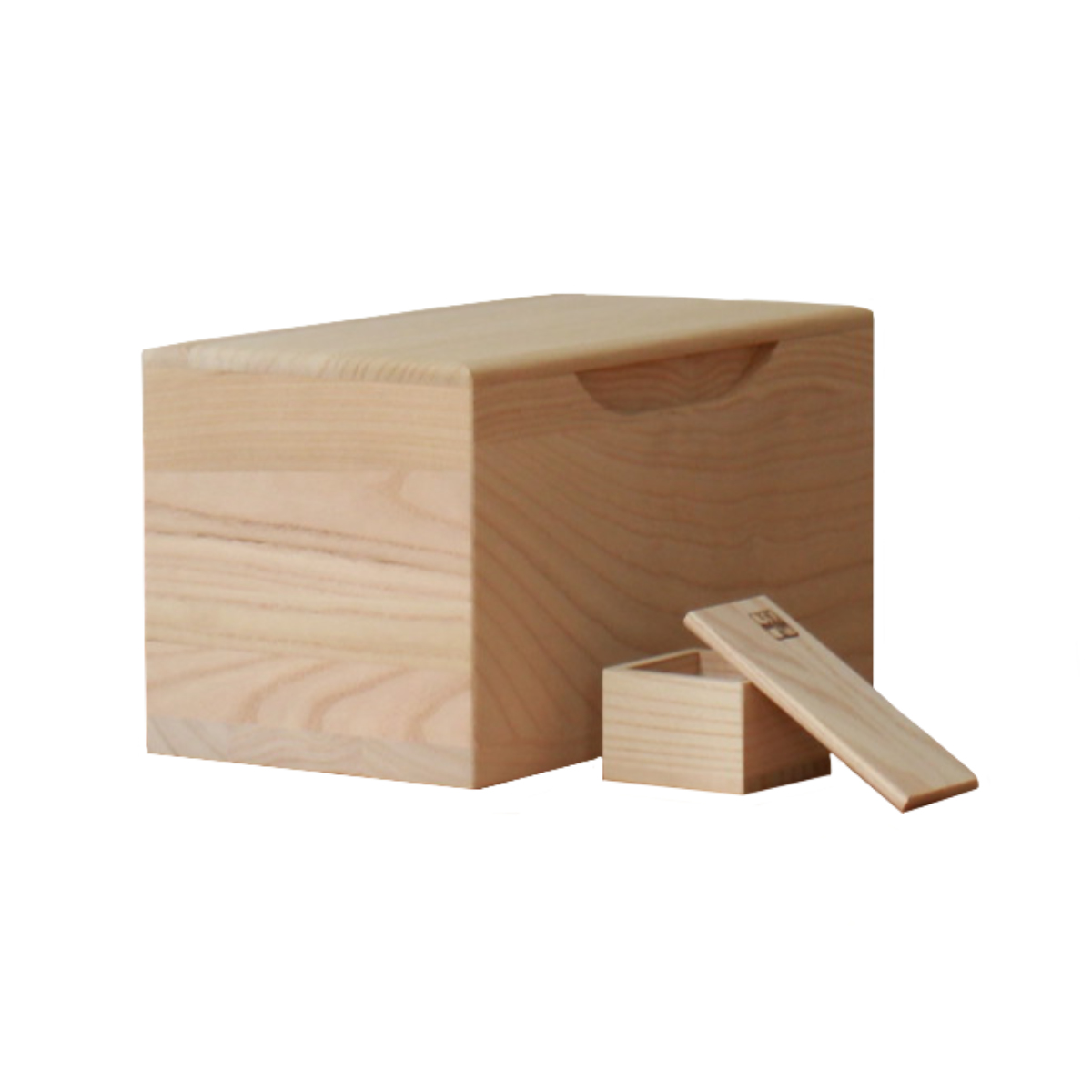 米びつ 5kg 桐の米びつ 無地 一合升 すり切り棒付き （ 密閉 日本製 米