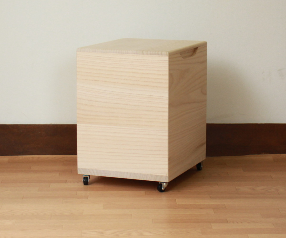 米びつ 20kg 桐の米びつ 無地 キャスター付き （ 密閉 日本製 米櫃