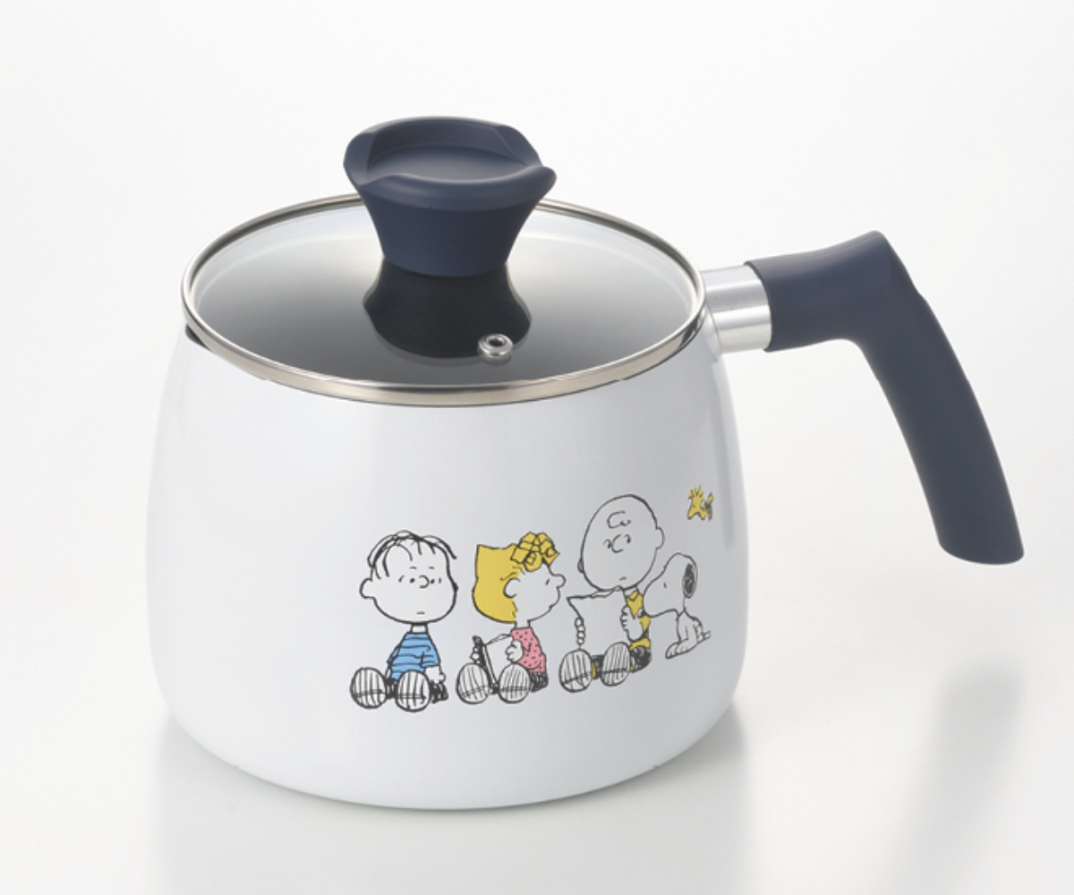 未使用タグ付☆象印☆ALLEN BALLY 両手鍋　片手鍋　やかん　3点セット タマハシ マルチポット 2.5L IH対応 スヌーピー BREAK TIME マルチ