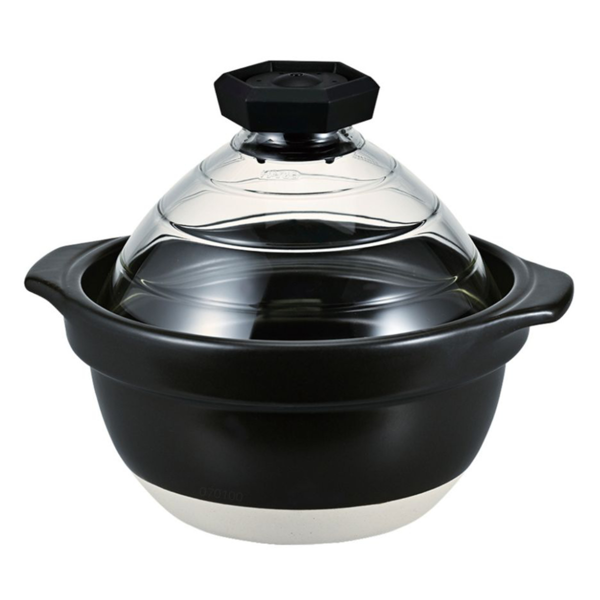 HARIO（ハリオ） フタがガラスのご飯釜 2〜3合 ガス火専用 ガラス蓋