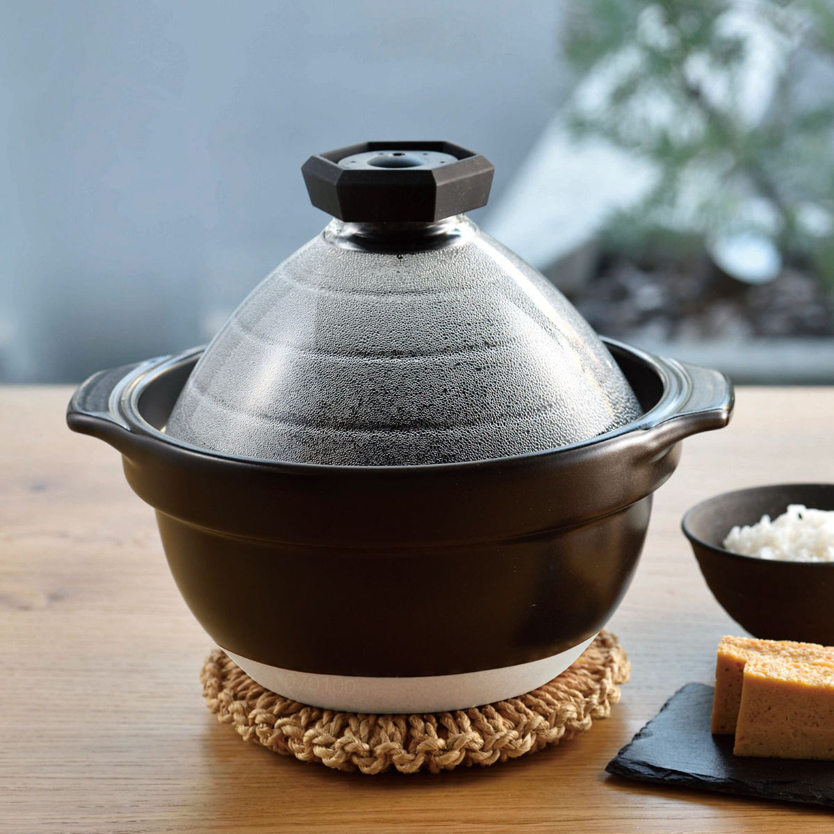 HARIO（ハリオ） フタがガラスのご飯釜 2〜3合 ガス火専用 ガラス蓋