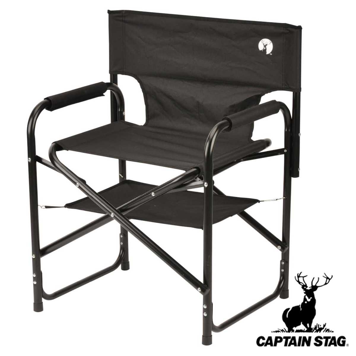 CAPTAIN STAG（キャプテンスタッグ） 折りたたみ椅子 棚モック付き