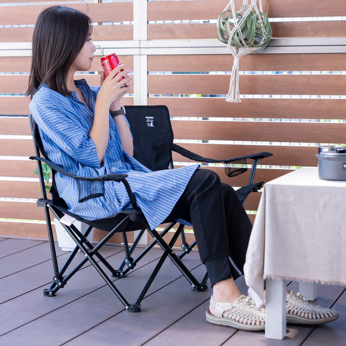 CAPTAIN STAG アウトドアチェア｜テーブル、チェア、ハンモック