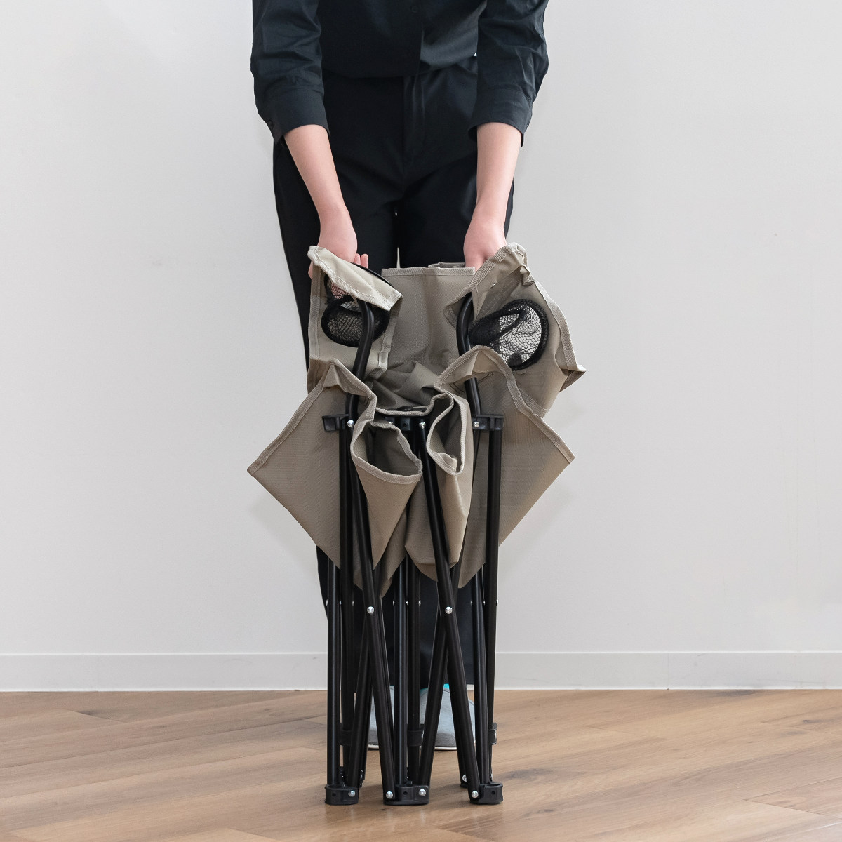 CS Charmant ベンチ シャルマン イスベンチ カーキ 折りたたみ