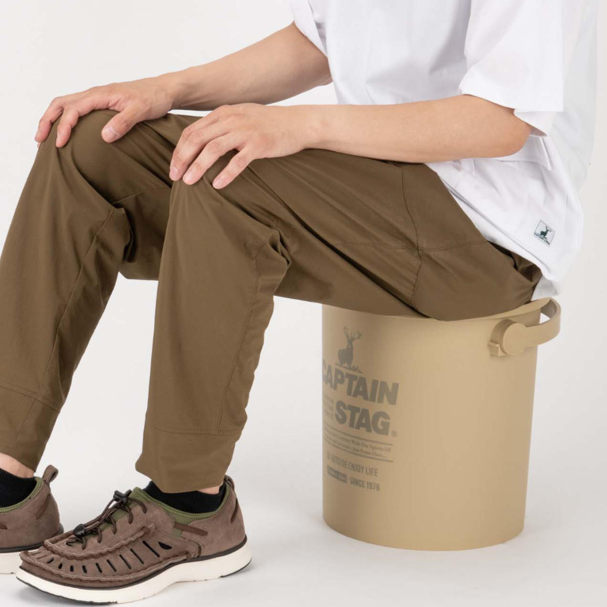 CAPTAIN STAG（キャプテンスタッグ） バケツ 15L CS 座れるバケツ